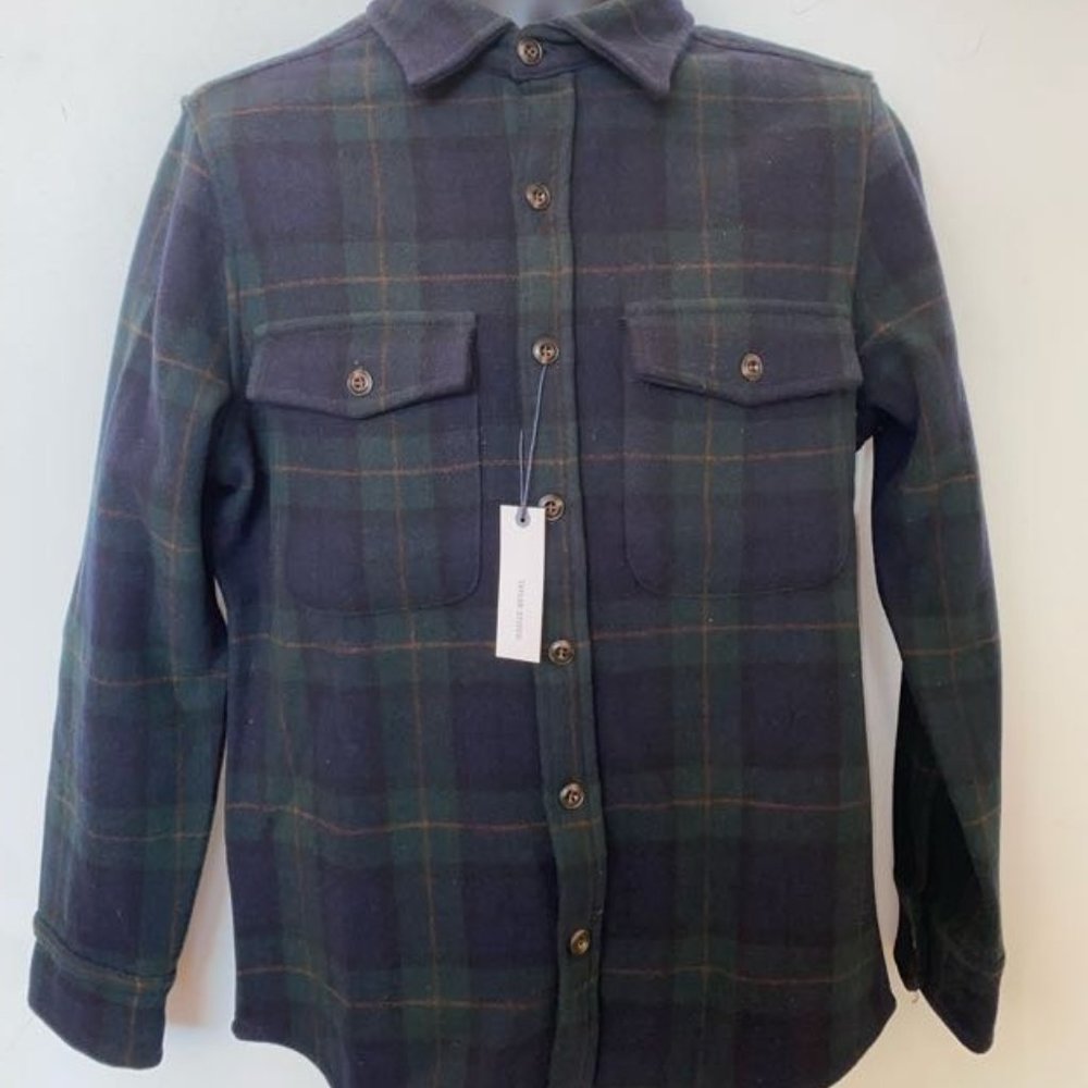 Taylor Stitch Maritime Shirt Jacket | Saltwater Plaid | Size S, Size M | NWT